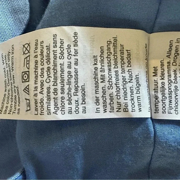 J by J Crew Skirt A-Line Pull On Linen Blend Light Blue Size 6 - Picture 9 of 9